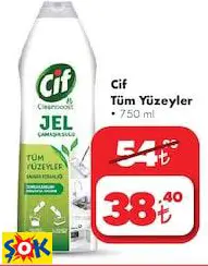 CİF TÜM YÜZEYLER